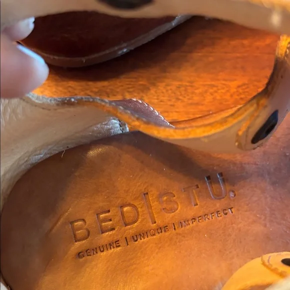 BED|STU Brown Leather Cutout Open-Toe Sandals - Picture 5 of 7